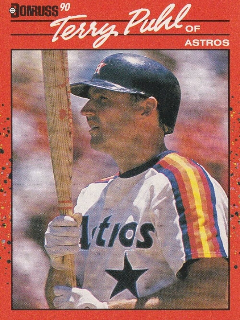 Terry Puhl - Donruss 90 Baseball Card